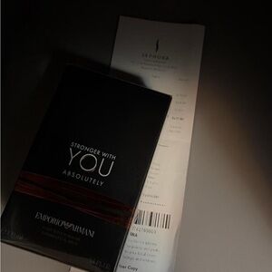 Emporio Armani Stronger With You Absolutely - Black and Brown